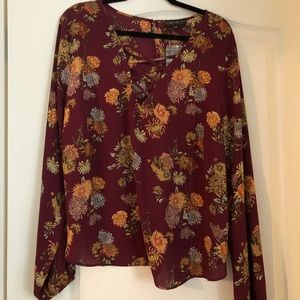 Long Sleeve Floral Shirt